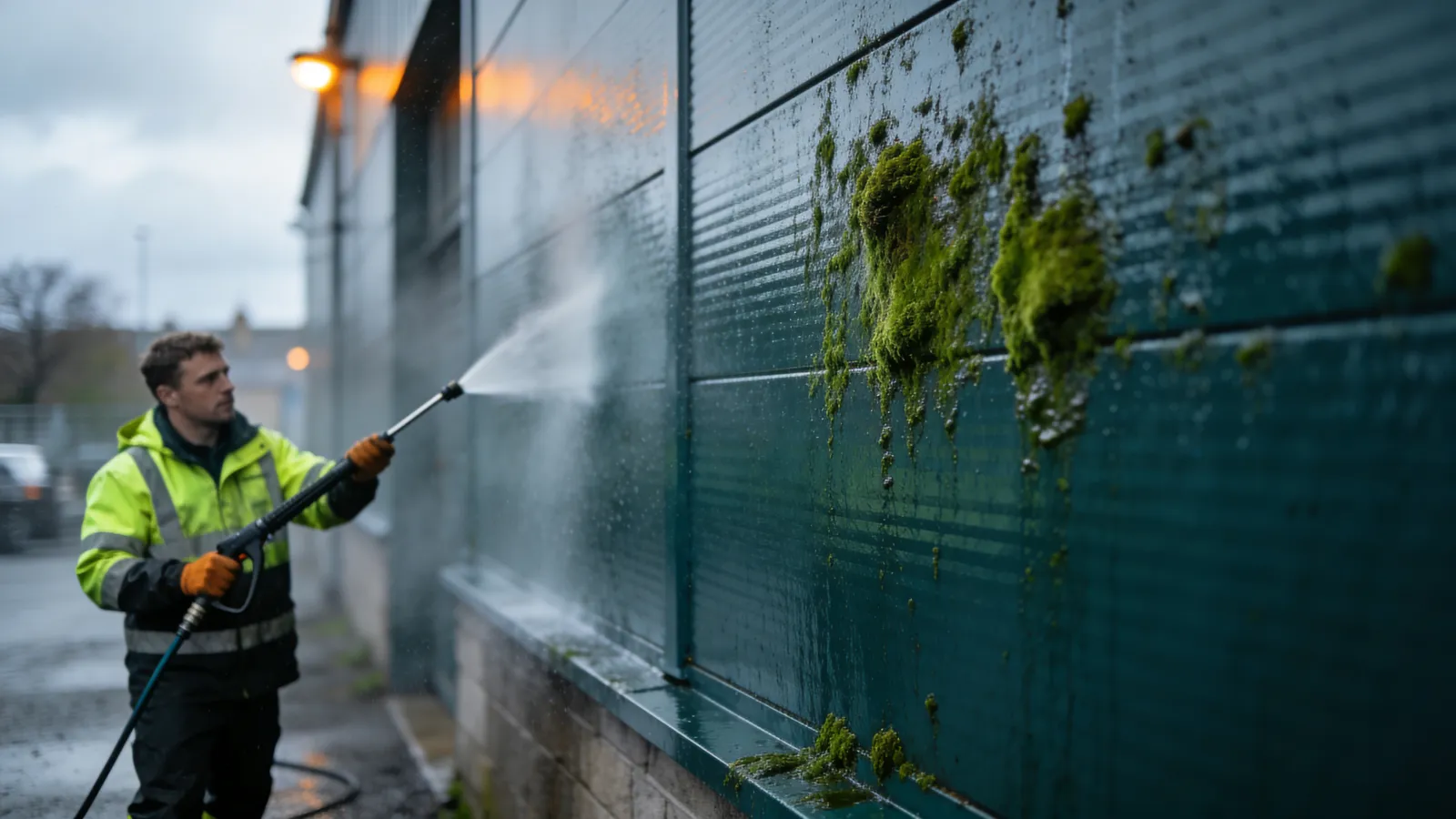 Dealing with damp and algae in the Scottish climate