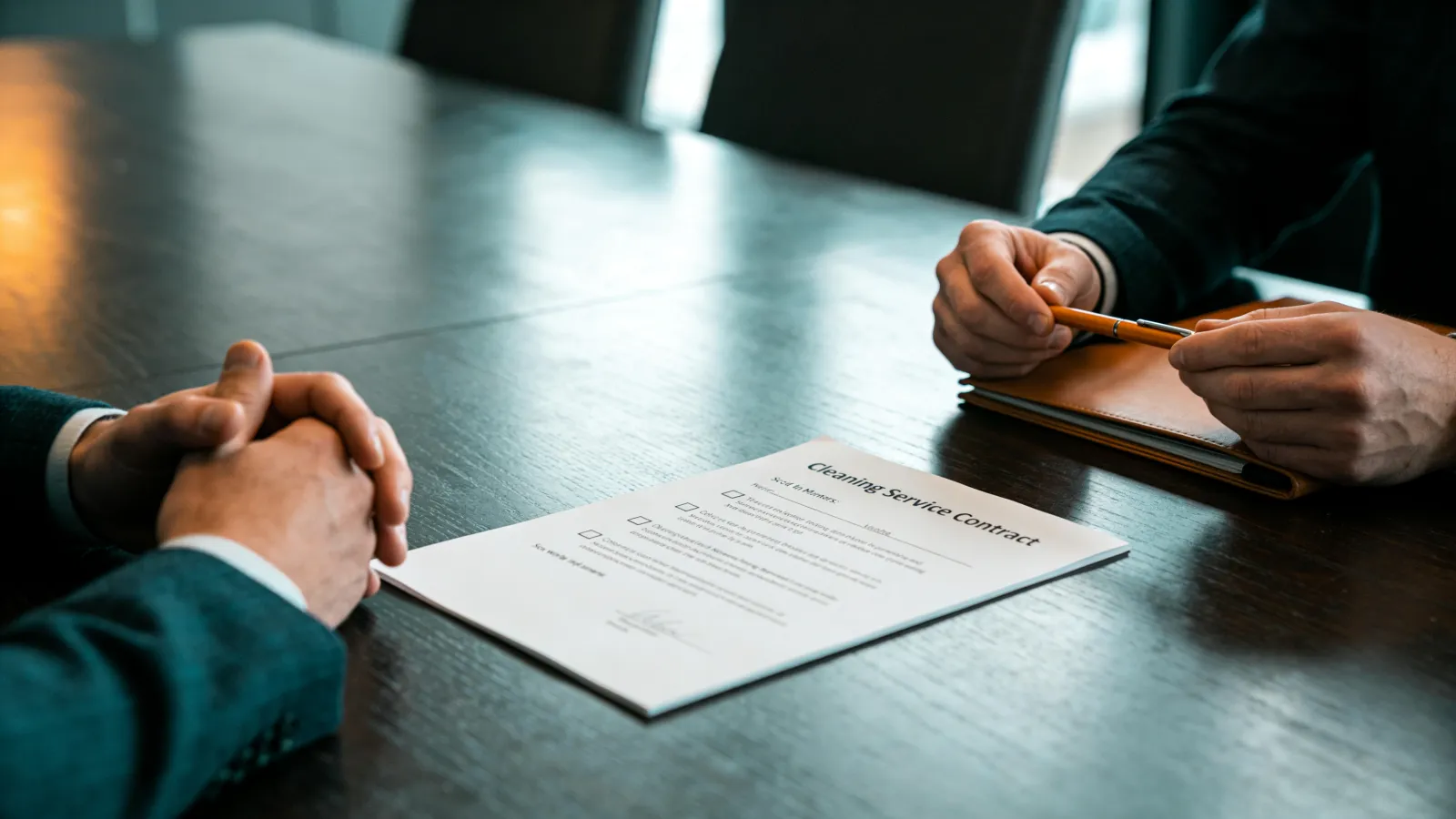 Questions to ask before you sign a cleaning contract