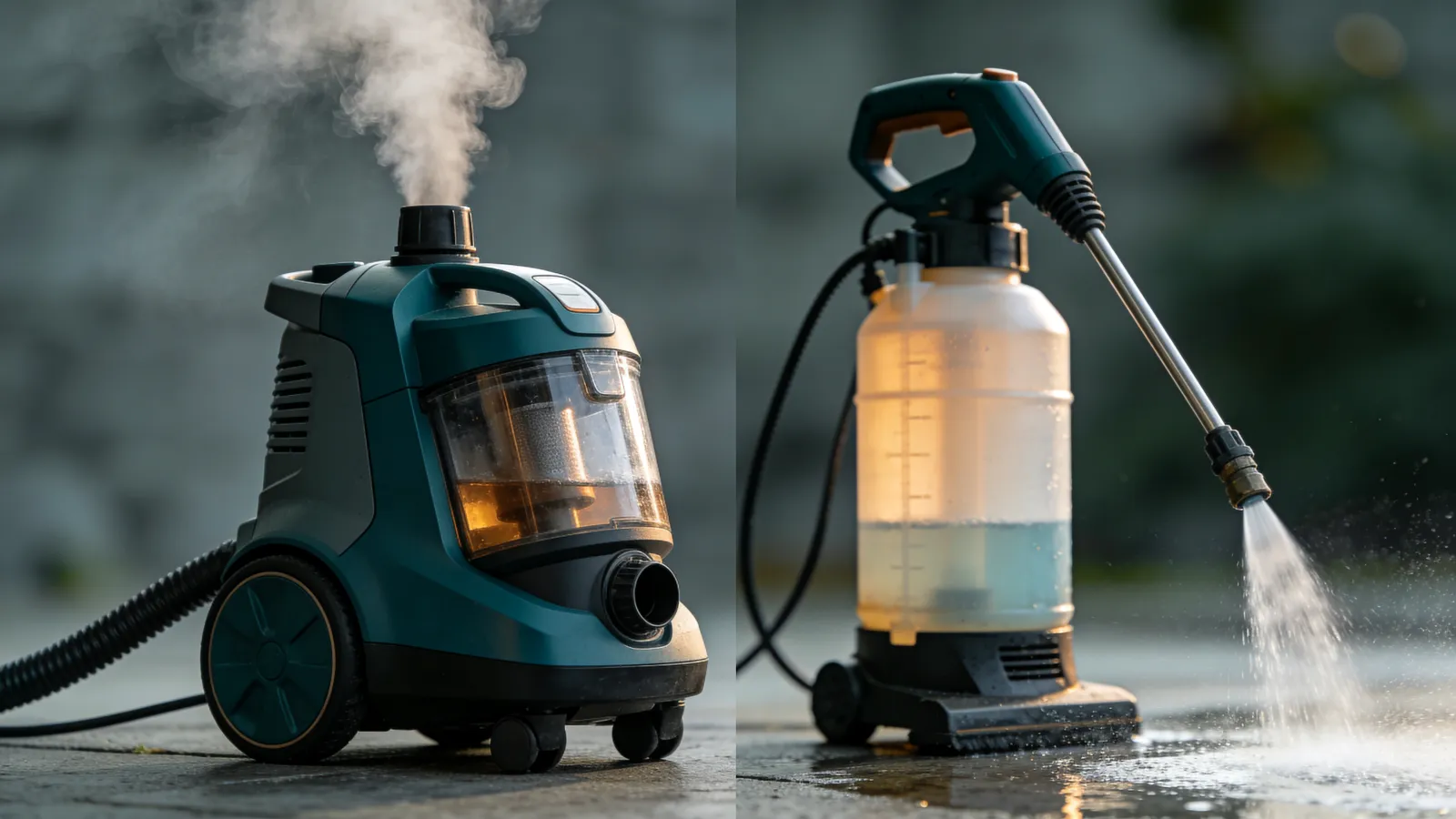 Steam cleaning vs jet washing: when to use each